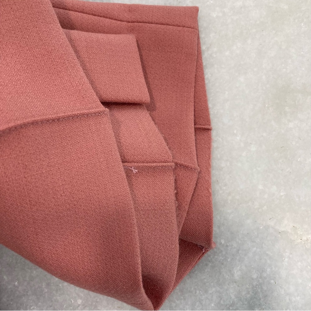 SMYTHE Rose Pink Wool Blend Dress Trouser Pants - Picture 7 of 12
